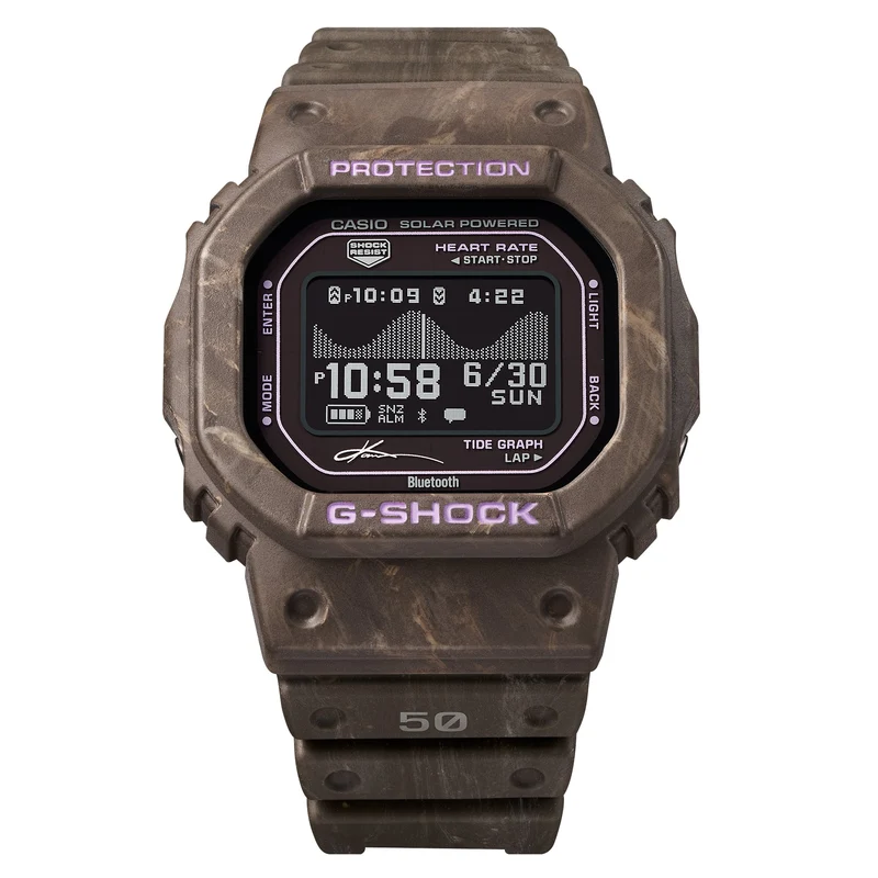 Casio G-Shock GBX-H5600KI-5ER Herren Armbanduhr Blau • Biobasiertes Harz • Solar mit Herzfrequenzmesser