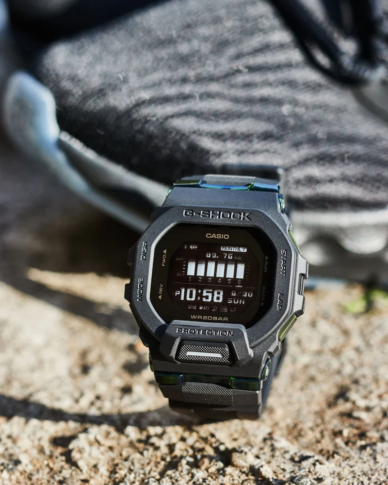 Casio GBD-200-7ER G-Shock G-Squad Digitaluhr Weiß • Bluetooth-Verbindung • MIP-LCD-Display
