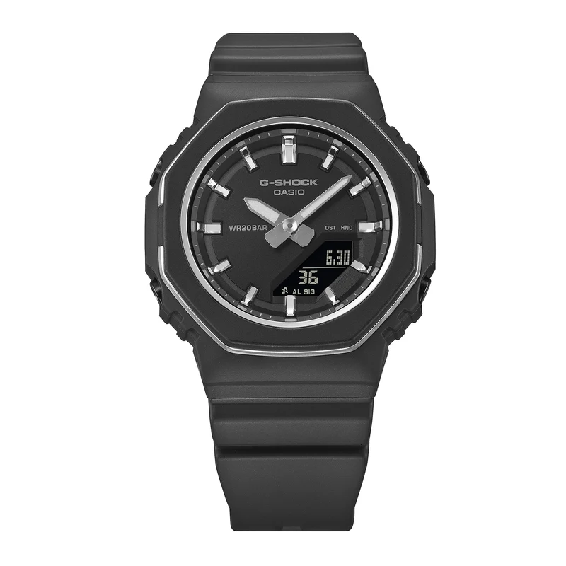 Casio GMA-P2110-1AER G-Shock Classic Damen Armbanduhr Schwarz • Ana-Digi • Biobasiertes Resin
