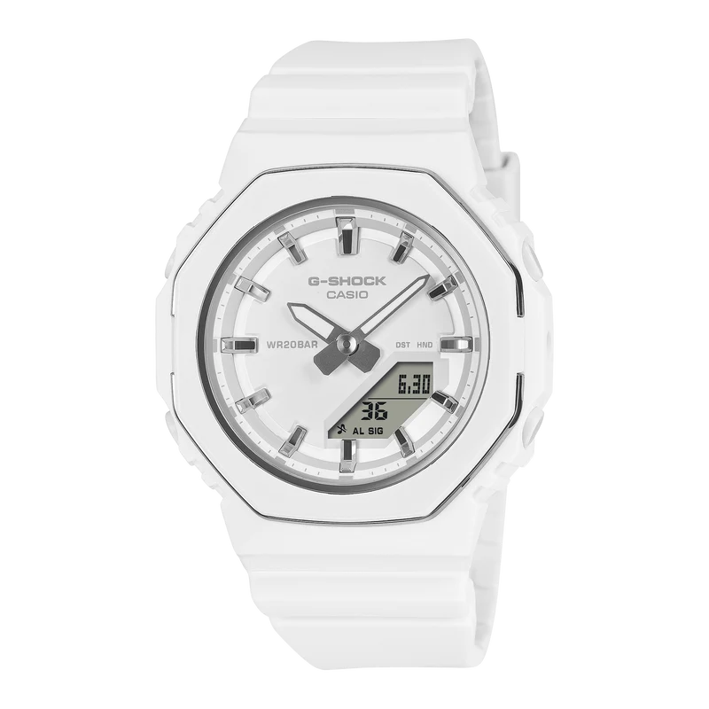 Casio GMA-P2110-7AER G-Shock Classic Damenuhr Weiß • Ana-Digi • Biobasiertes Resin