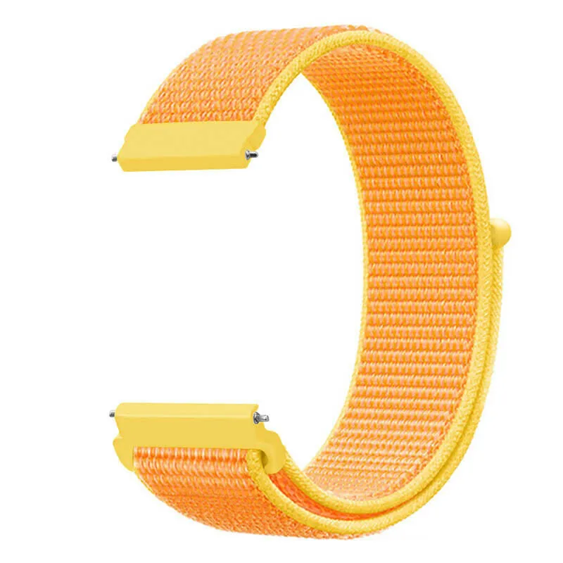 Motorola Moto Watch Ultra Nylonarmband (Hellgelb)