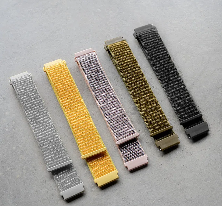 Motorola Moto Watch Ultra Nylonarmband (Muschelweiß)