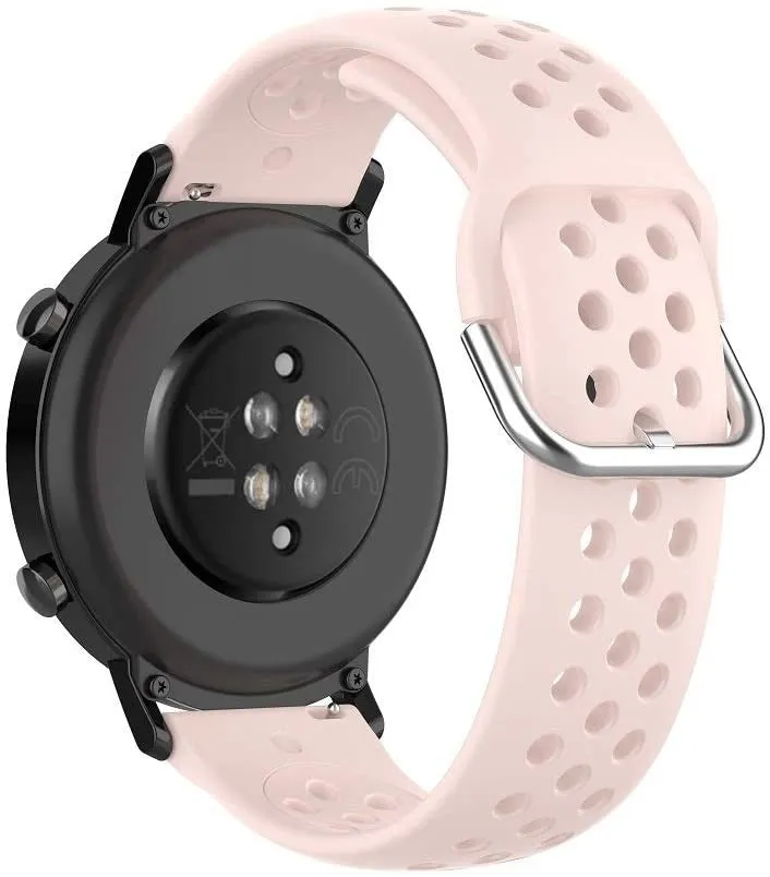 Motorola Moto Watch Ultra Atmungsaktives Silikonarmband (Rosa)