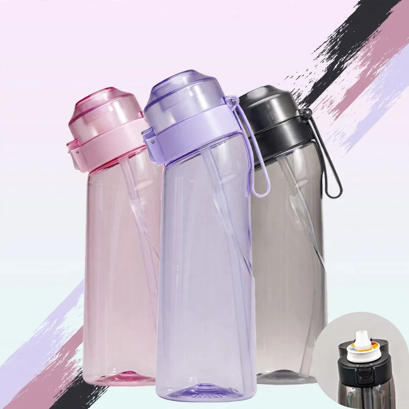 Trinkbecher 650 ml mit Strohhalm und Sprungdeckel