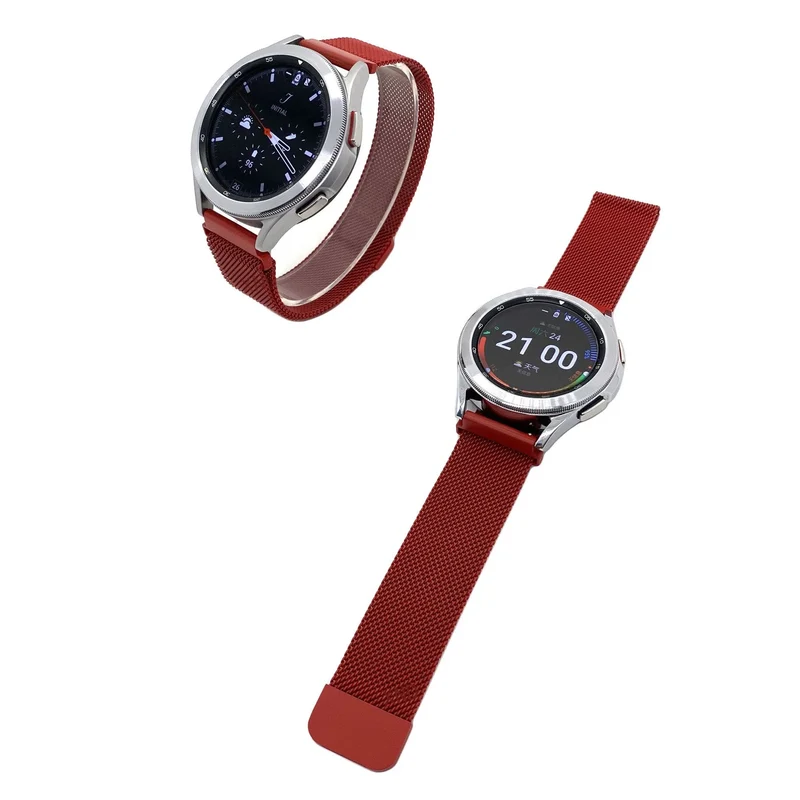 Motorola Moto Watch Ultra Milanese Armband (Rot)