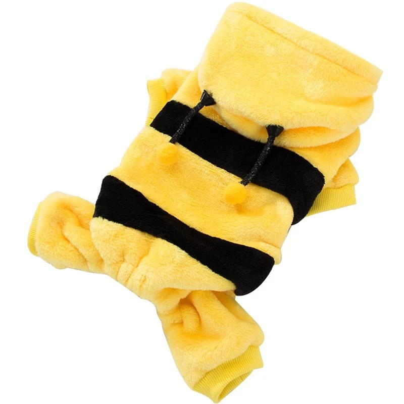 Fleece-Kostüm für Hunde und Katzen, 4-beinig