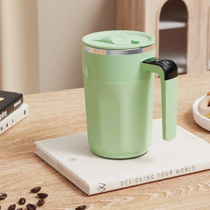 Selbstrührender Becher aus Edelstahl, 400 ml