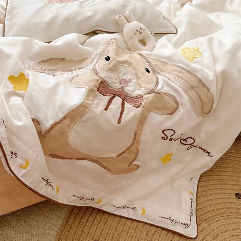 Sommerdecke aus Lyocell mit Seidenfüllung