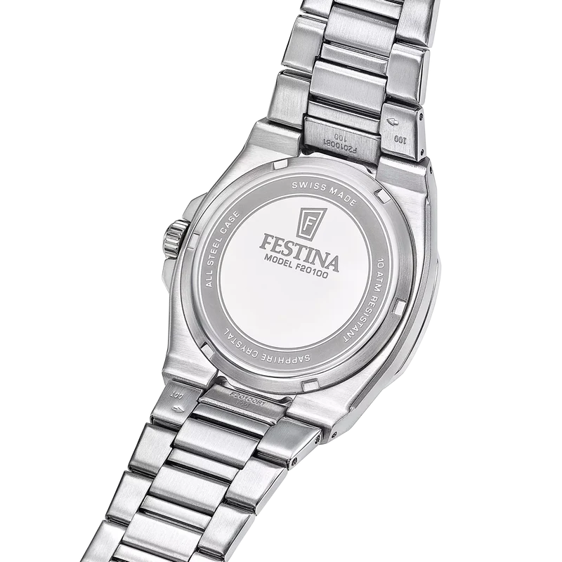 Festina F20100/5 Herrenuhr • Saphirglas • Swiss Made