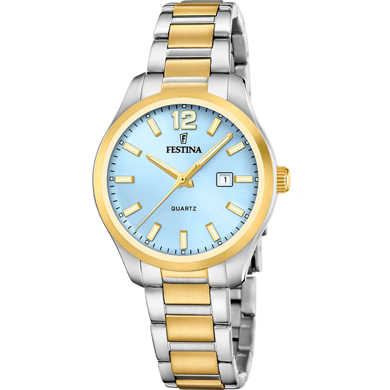 Festina Classic F20739/3 Damen Armbanduhr Blau • Quarzwerk • 5 ATM Wasserdichtigkeit