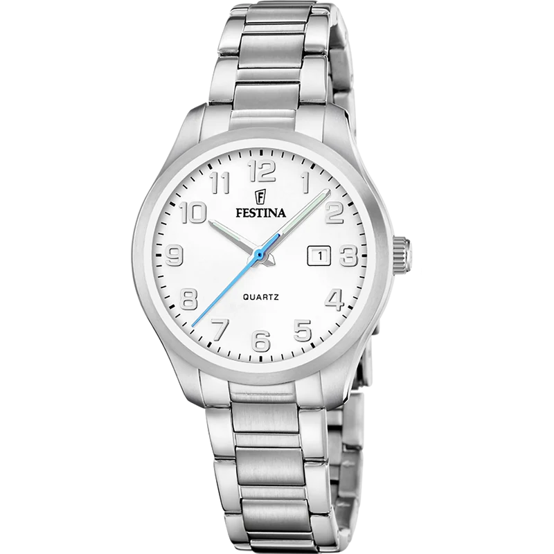 Festina Classic F20737/1 Damenuhr Weiß • Quarzwerk • 5 ATM Wasserschutz