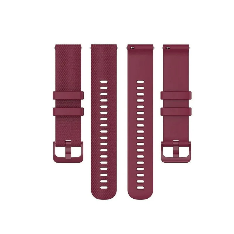 Motorola Moto Watch Ultra Premium Silikonarmband (Weinrot)