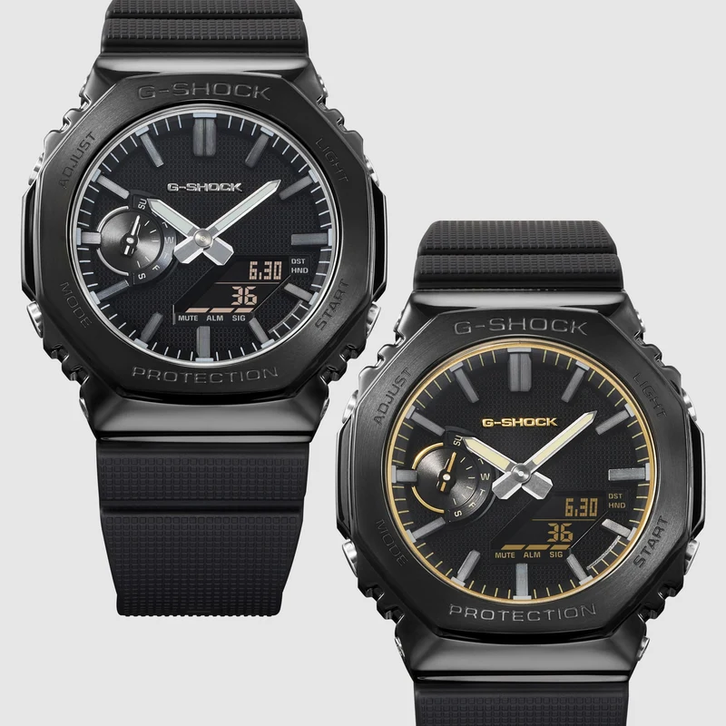 Casio G-SHOCK GM-2100LXB-1AER Herrenuhr • Mattschwarzes Zifferblatt • Bio-Harz-Armband