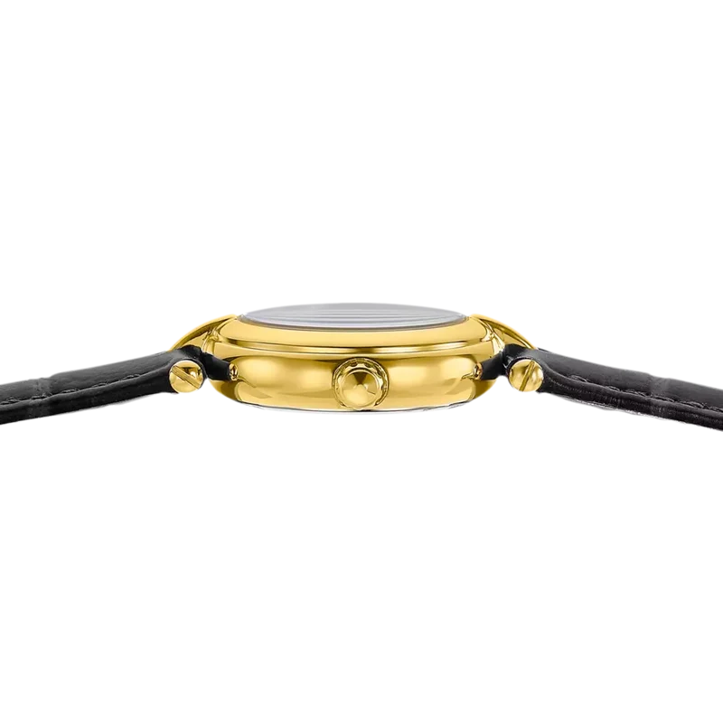 Festina Mademoiselle F20788/1 Damenuhr • Quarzwerk • Schwarzes Lederband