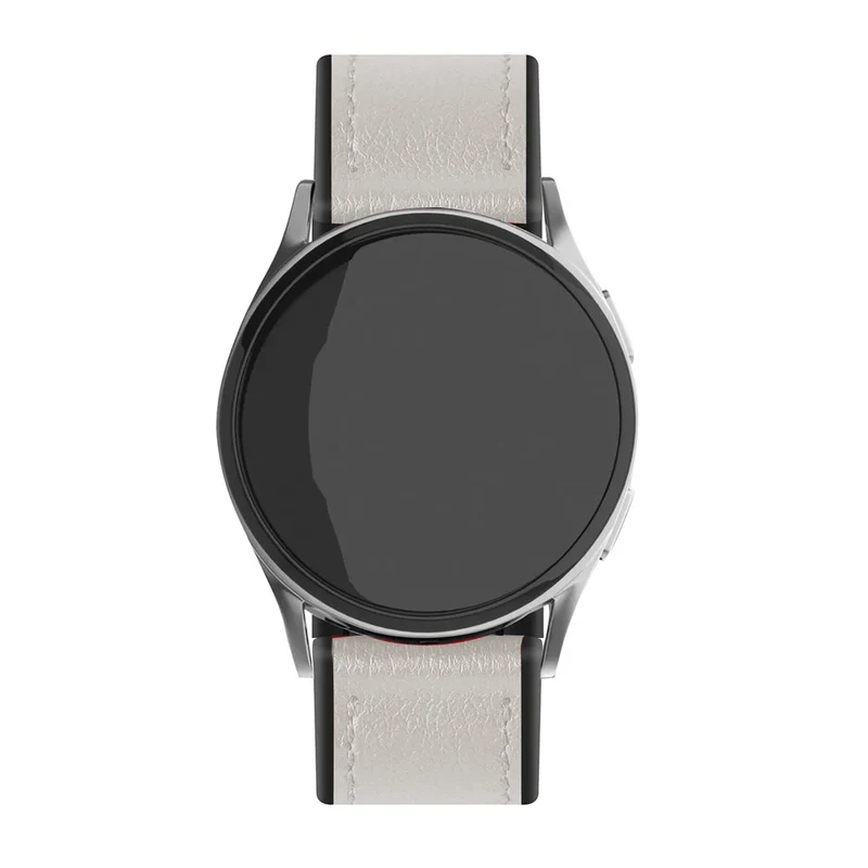 OnePlus Watch 4 - 47mm Hybrid Lederarmband (Weiß)