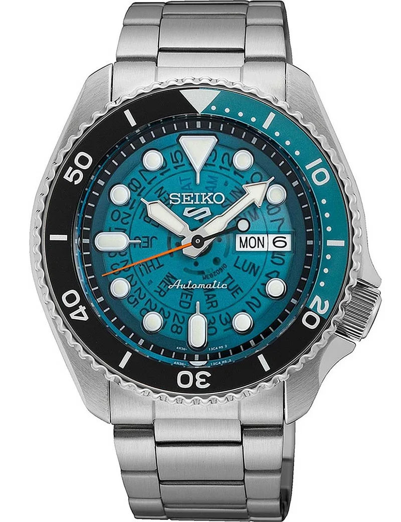 Seiko 5 Sports SRPJ45K1 Herren • Automatikwerk • Skelett-Zifferblatt