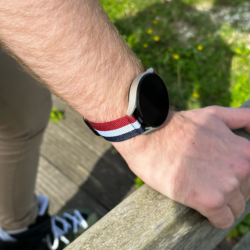 Suunto Core 2 Schnallen-Nylonarmband (Dreifarbig)