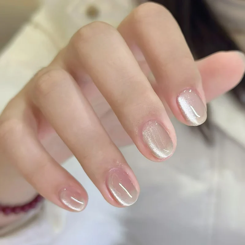 Elegantes Press-On-Nagelset mit glänzendem Finish 1791110649