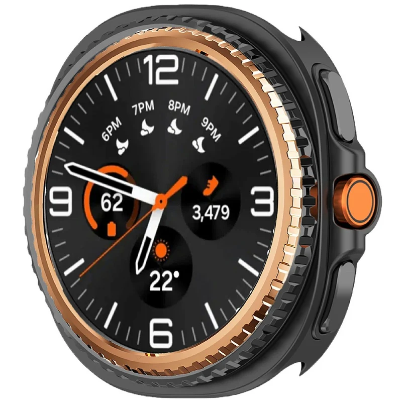 Mega Modisch Samsung Galaxy Watch8 Classic 46mm Metall Hülle