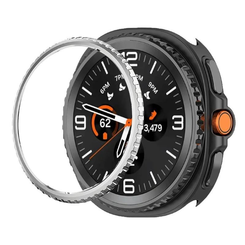 Mega Modisch Samsung Galaxy Watch8 Classic 46mm Metall Hülle