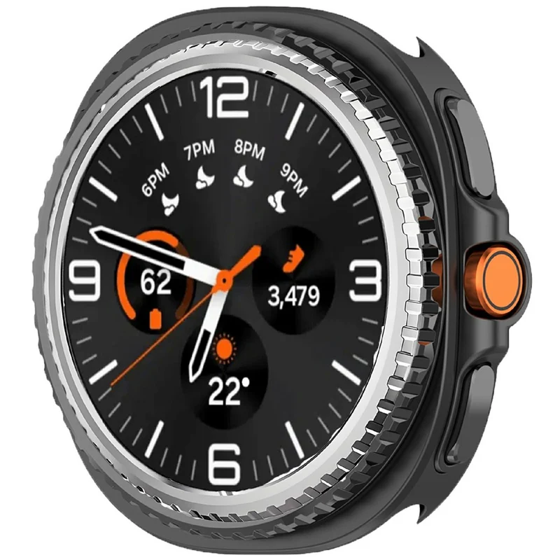 Mega Modisch Samsung Galaxy Watch8 Classic 46mm Metall Hülle