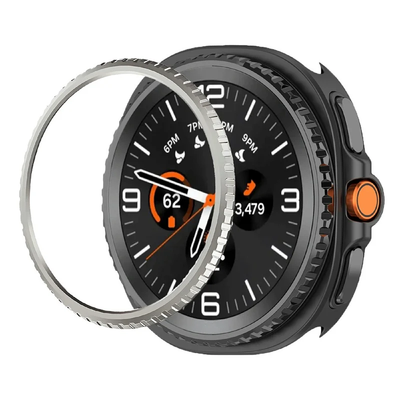 Mega Modisch Samsung Galaxy Watch8 Classic 46mm Metall Hülle