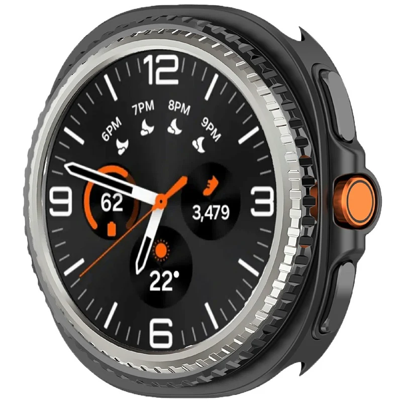 Mega Modisch Samsung Galaxy Watch8 Classic 46mm Metall Hülle