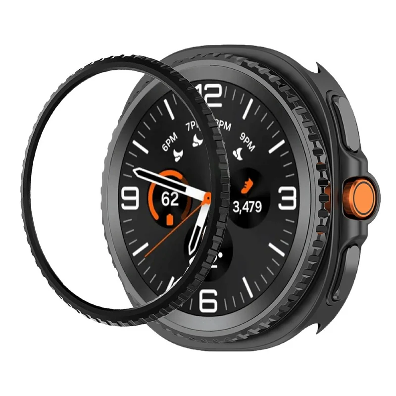 Mega Modisch Samsung Galaxy Watch8 Classic 46mm Metall Hülle