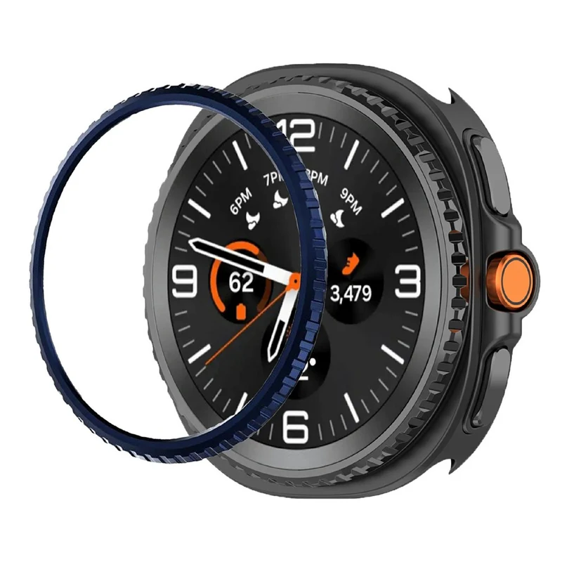 Mega Modisch Samsung Galaxy Watch8 Classic 46mm Metall Hülle