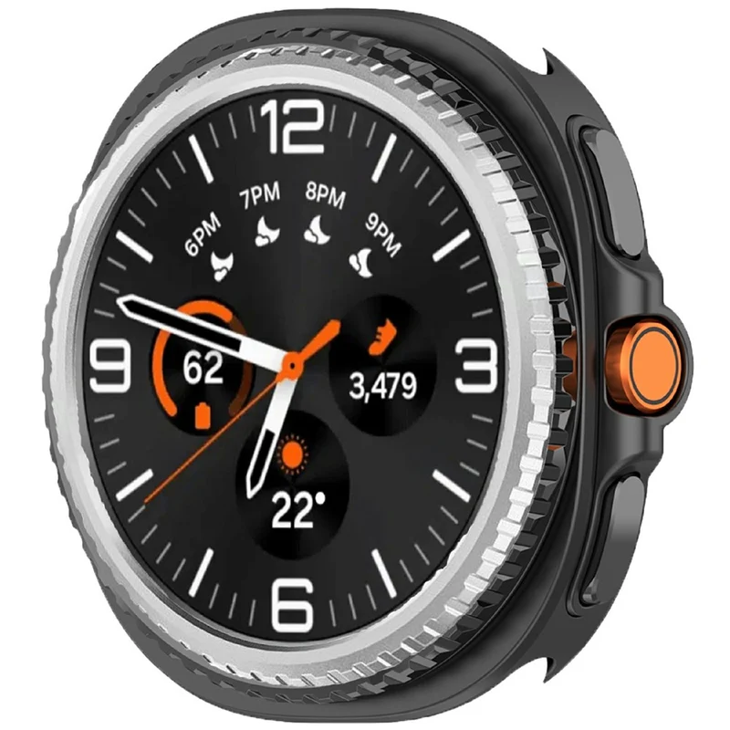 Mega Modisch Samsung Galaxy Watch8 Classic 46mm Metall Hülle