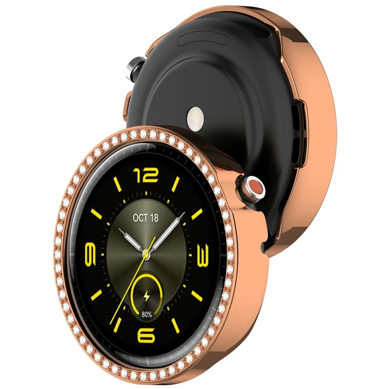 Unglaublich Stylisch Honor Watch Fit Elegant Edition Strass und Silikon Hülle