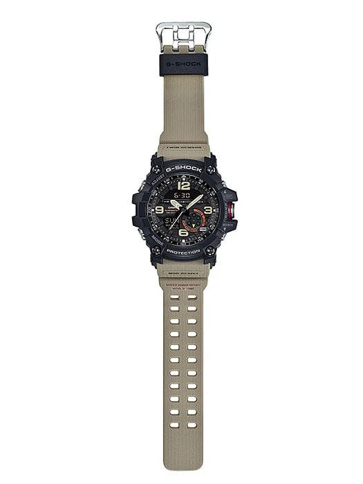 Casio G-Shock Mudmaster GG-1000-1A5ER Herren-Armbanduhr Schwarz • Digitaler Kompass & Thermometer • 20 bar wasserdicht