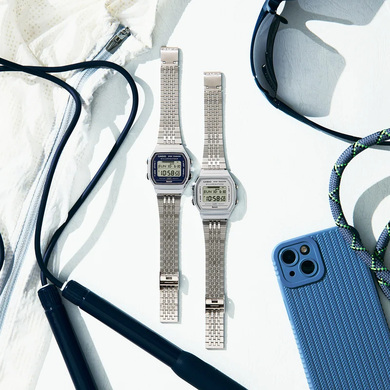 Casio Vintage ABL-100WE-2AEF Armbanduhr Schwarz • Schrittzähler • Bluetooth-Smartphone-Verbindung