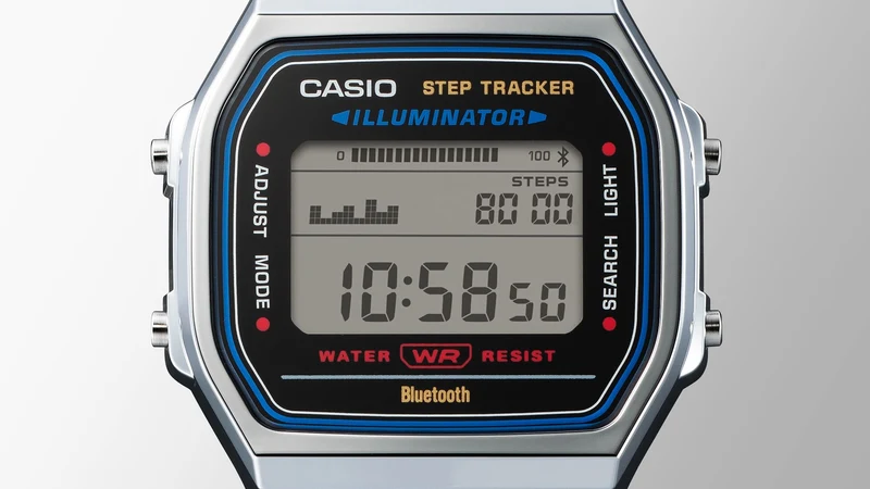 Casio Vintage ABL-100WE-2AEF Armbanduhr Schwarz • Schrittzähler • Bluetooth-Smartphone-Verbindung