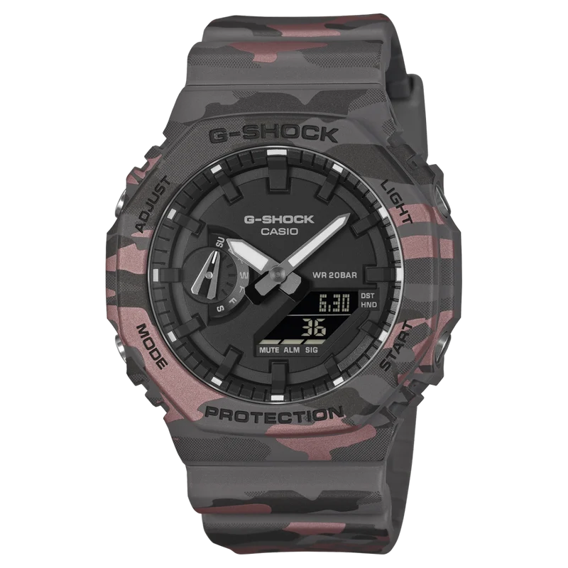 Casio GA-2100CM-8AER Herrenuhr G-Shock • Carbon Core Guard • Biobasiertes Resin