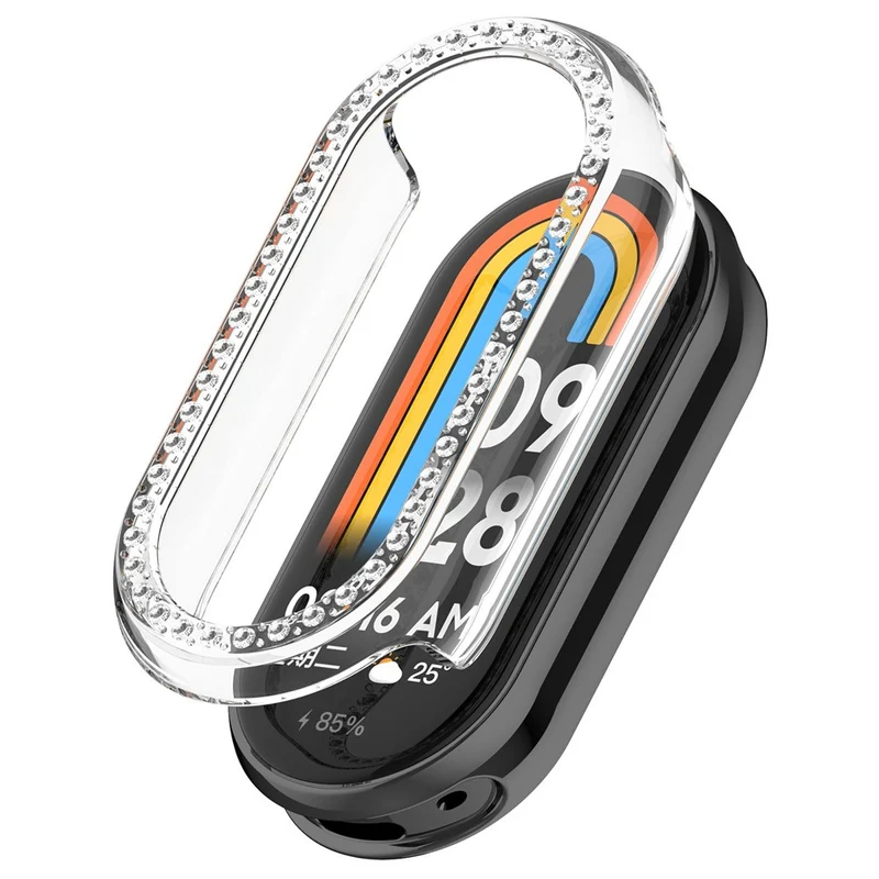 Super Gut Xiaomi Smart Band 10 Strass und Silikon Hülle
