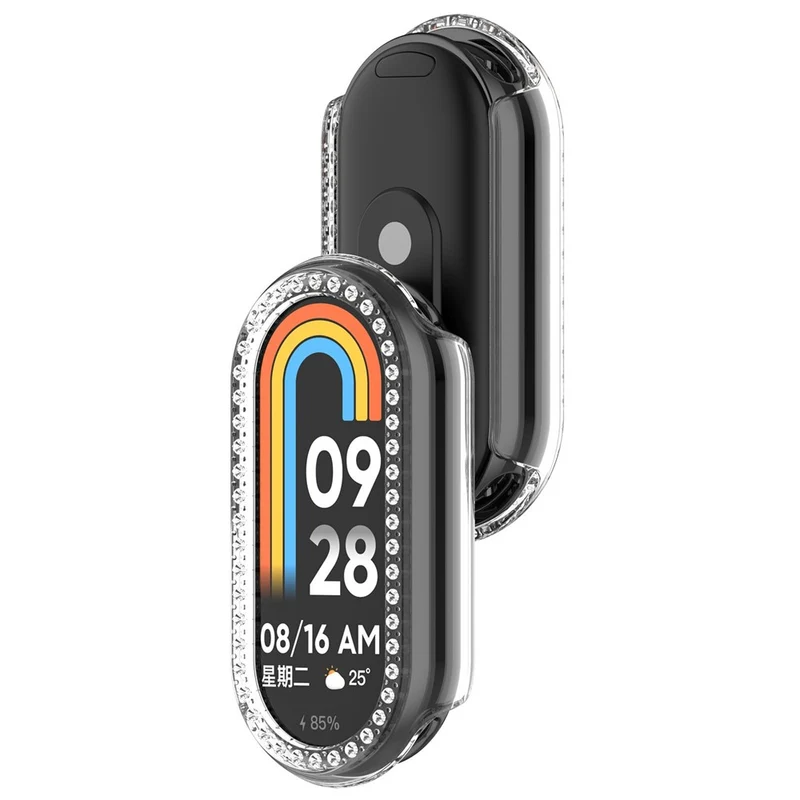 Super Gut Xiaomi Smart Band 10 Strass und Silikon Hülle