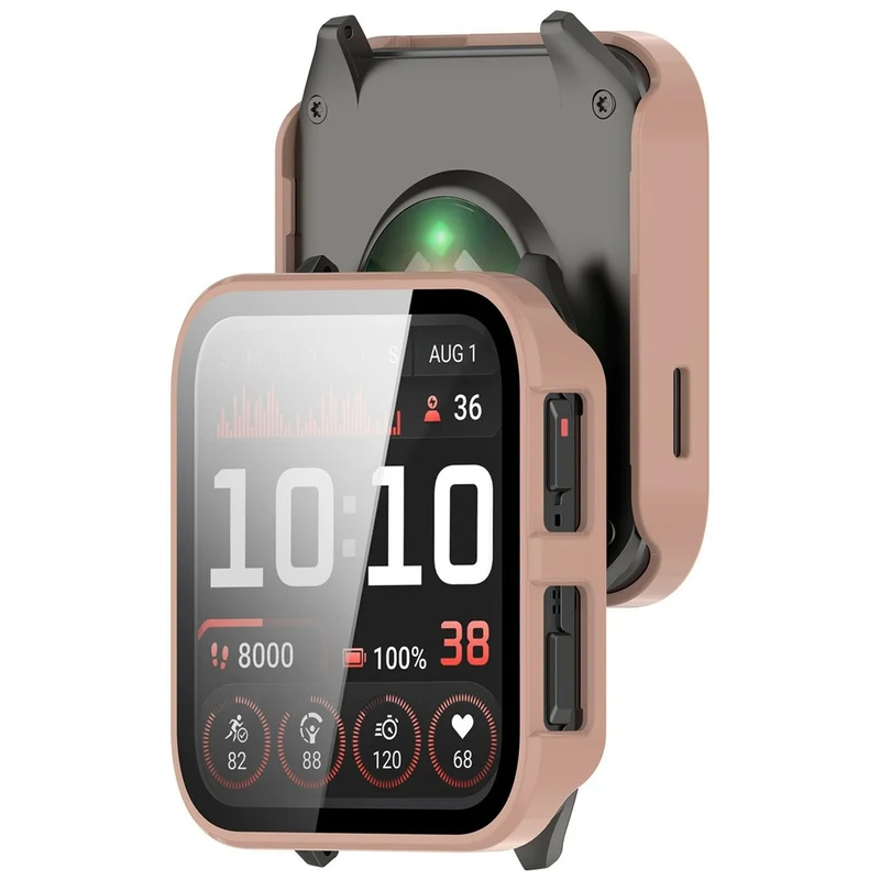 Auffallend Nett Garmin Venu X1 Glas und Silikon Hülle