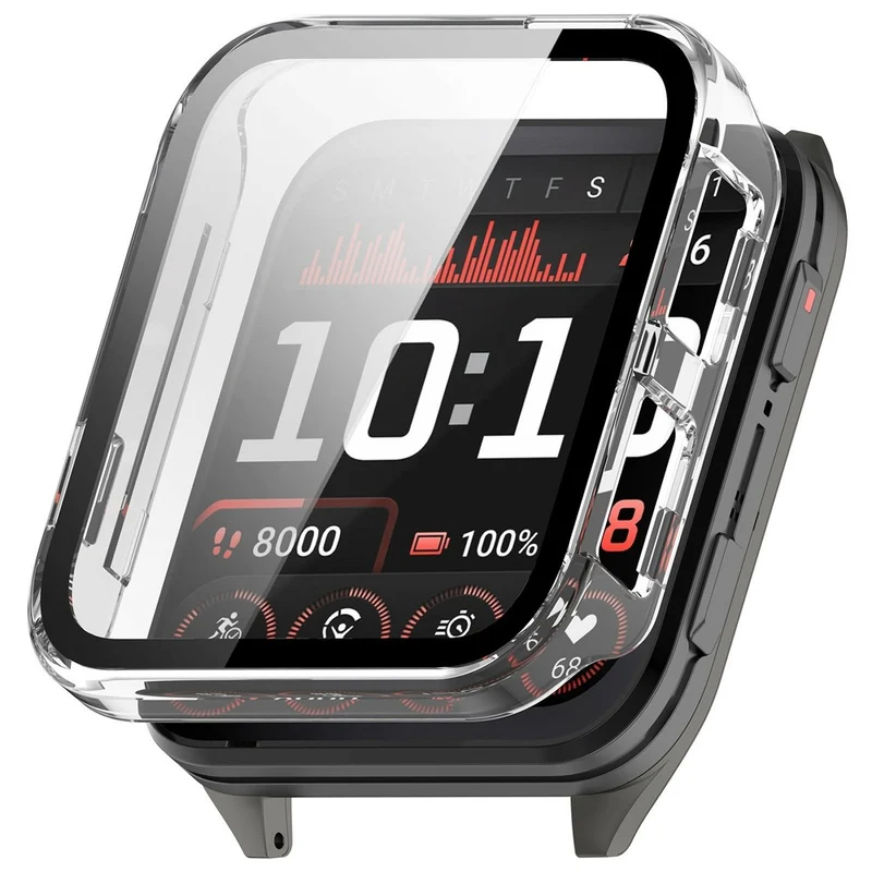 Auffallend Nett Garmin Venu X1 Glas und Silikon Hülle