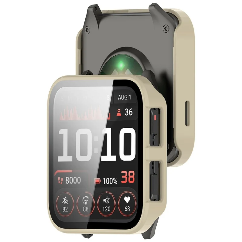 Auffallend Nett Garmin Venu X1 Glas und Silikon Hülle