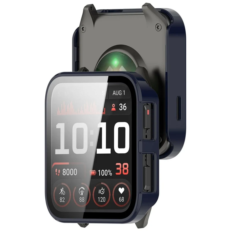 Auffallend Nett Garmin Venu X1 Glas und Silikon Hülle