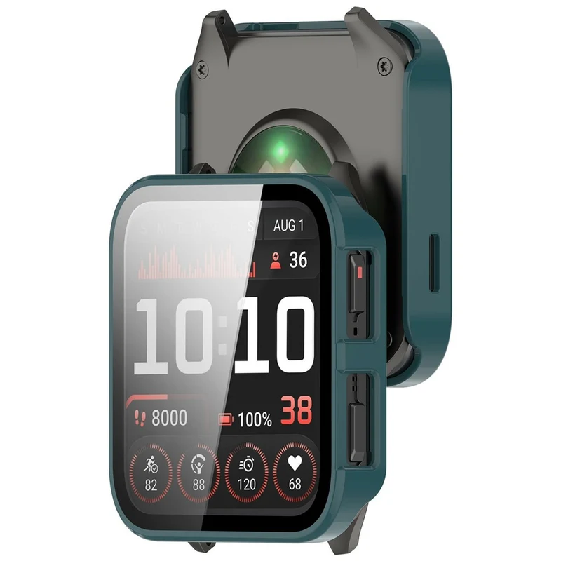 Auffallend Nett Garmin Venu X1 Glas und Silikon Hülle