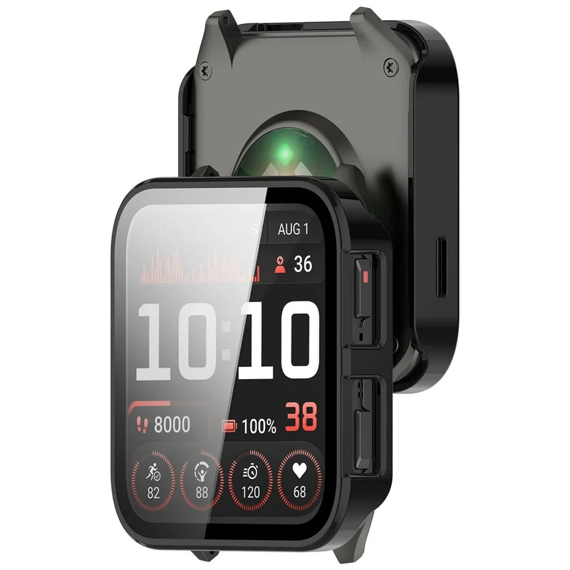 Auffallend Nett Garmin Venu X1 Glas und Silikon Hülle