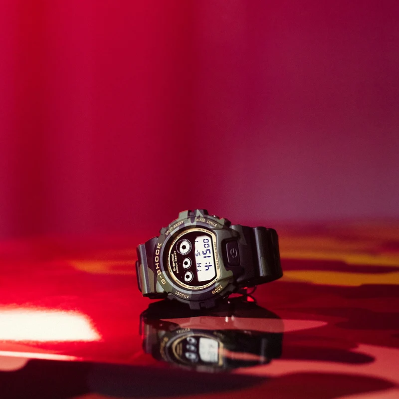 Casio G-Shock DW-6900CMG-3ER Herren Armbanduhr • Einzigartiges Camouflage-Design • Stoßfest & 20 bar wasserdicht