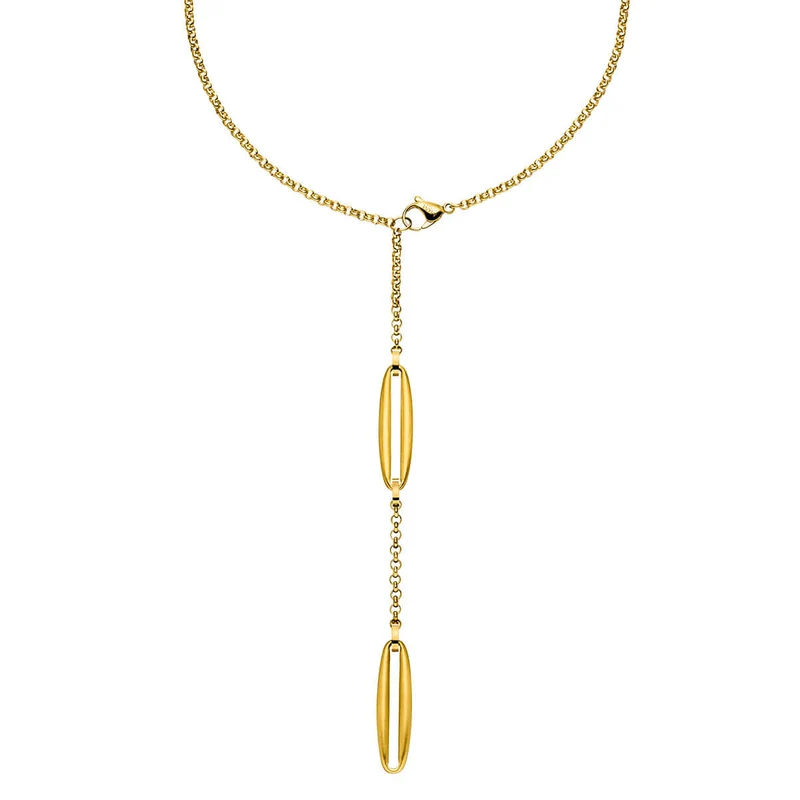 M&M Y-Gliederkette Oval Collection Gold | Modell 460