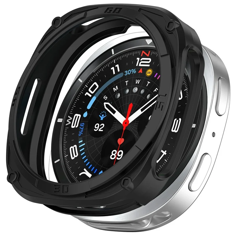 Supersauber Samsung Galaxy Watch8 44mm Silikon Hülle
