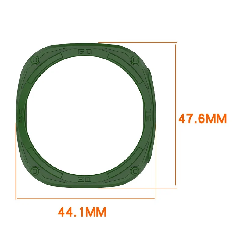 Supersauber Samsung Galaxy Watch8 44mm Silikon Hülle