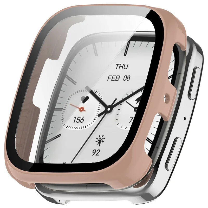 Mega Stylisch Amazfit Active 2 Glas und Silikon Hülle