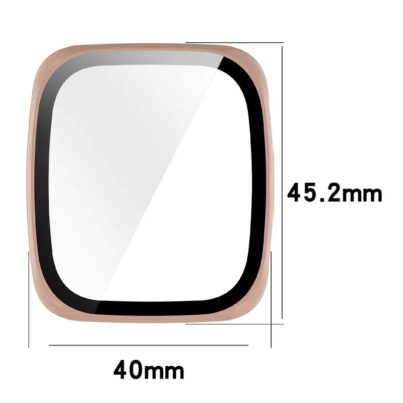 Mega Stylisch Amazfit Active 2 Glas und Silikon Hülle