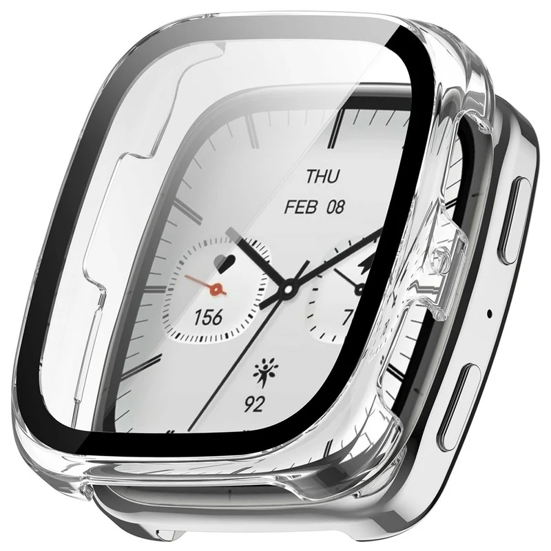 Mega Stylisch Amazfit Active 2 Glas und Silikon Hülle